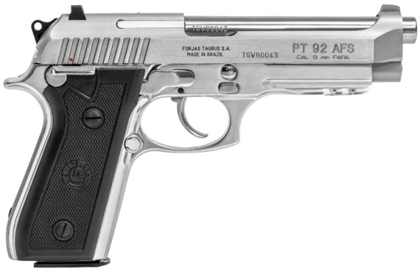 PISTOLA TAURUS PT 92 INOX – CALIBRE 9MM - 18 TIROS