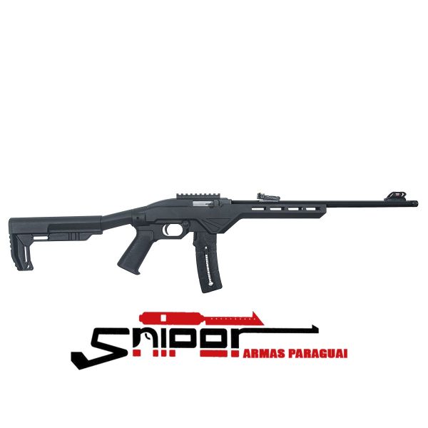 Rifle CBC 22 Tactical Semiautomatico - Coronha Tática - 25 Tiros - Image 6